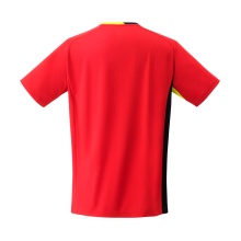 Yonex Badminton T-shirt Crew Neck Graphic #22 red Men